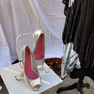 Silver Lilly Pulitzer Wedges